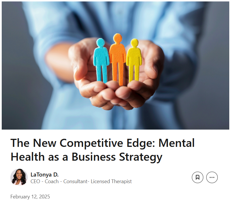 The New Competitive Edge - Mental Health as a Business Strategy